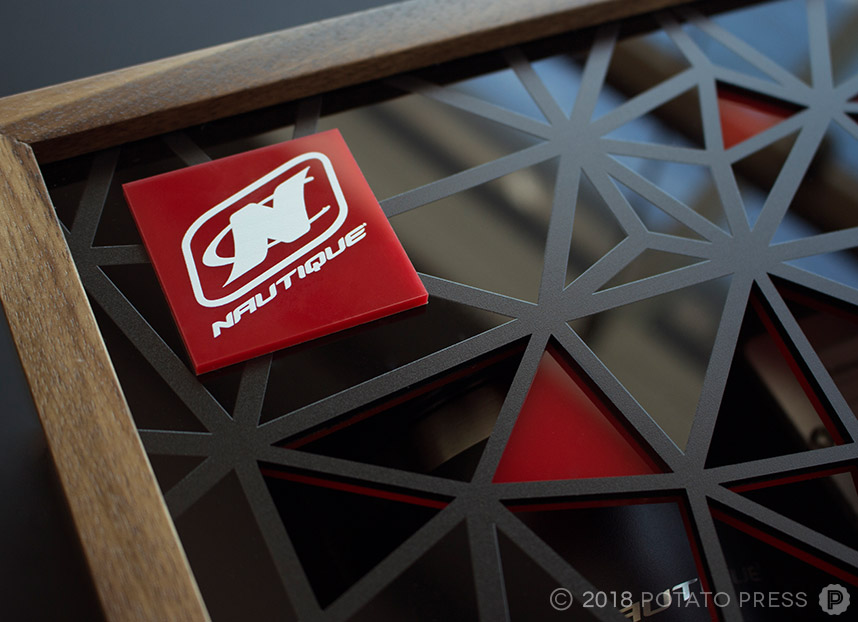 nautique custom presentation boxes timber wood joinery laser cut acrylic